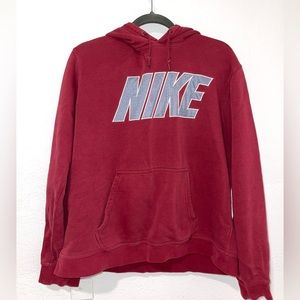 NIKE men’s red hoodie